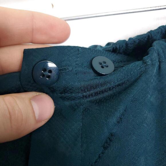 Savage Fenty Pants WOmens Small Wide Leg Serpent Snake Print Jade Lounge - Picture 6 of 11